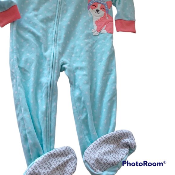 3/$25 Carter Girl Footie Pajamas - Picture 2 of 6